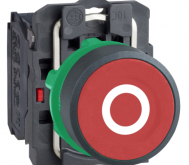 XB5AA4322  紅(hóng)色 按鈕 Ø 22 - 平頭彈簧複位 - 1NC